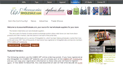 Desktop Screenshot of accessorieswholesale.com