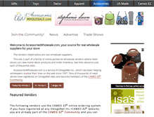 Tablet Screenshot of accessorieswholesale.com